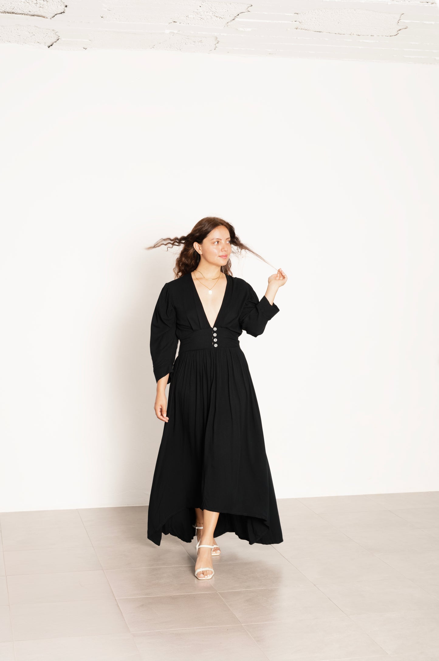 Macarena Black Dress